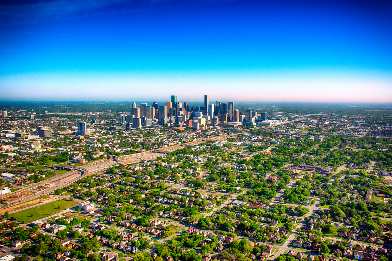 Panoramic Image of The Woodlands, TX